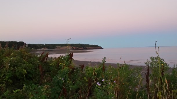 Sunset view from our campsite. 