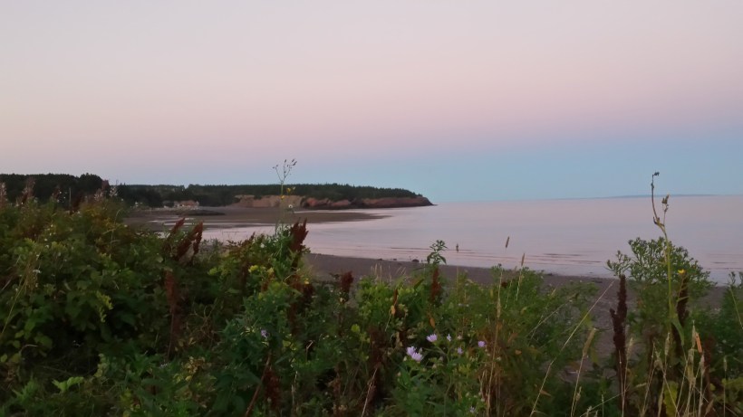 Sunset view from our campsite. 